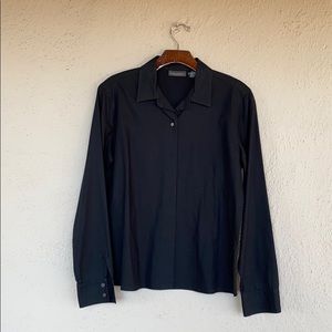 Classic Black Button Down Shirt